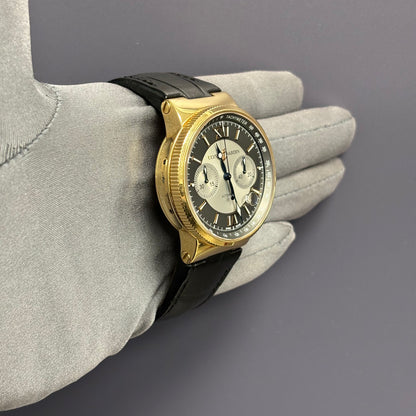 Ulysse Nardin Maxi 41mm Grey Dial Ref# 356-66 - Happy Jewelers Fine Jewelry Lifetime Warranty