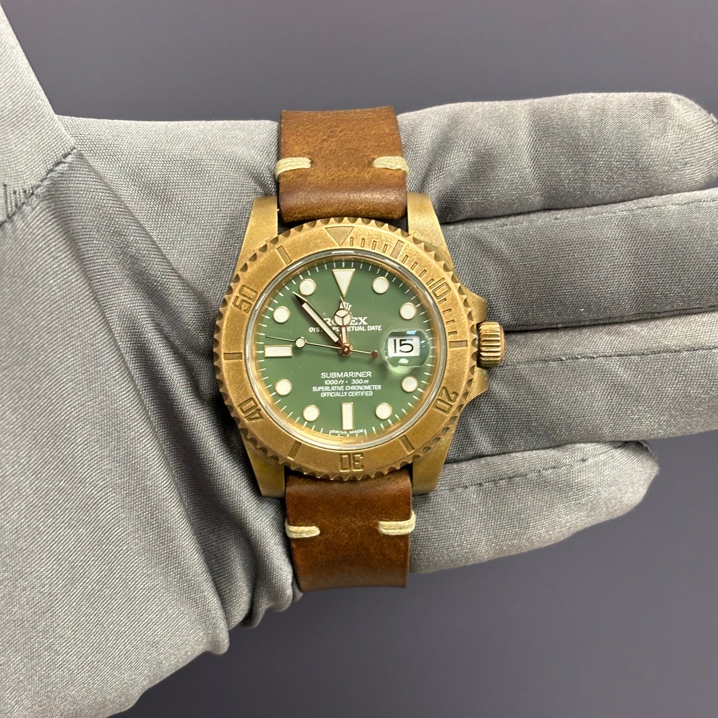 Rolex Submariner 40mm Green Dial Watch Ref 11610 Happy Jewelers