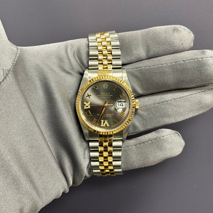 Rolex Datejust 36mm White Dial Ref# 16233 - Happy Jewelers Fine Jewelry Lifetime Warranty