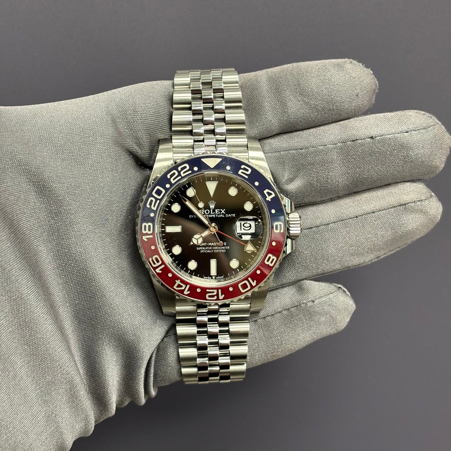 Rolex GMT-Master II 40mm Black Dial Watch Ref# 126710BLRO