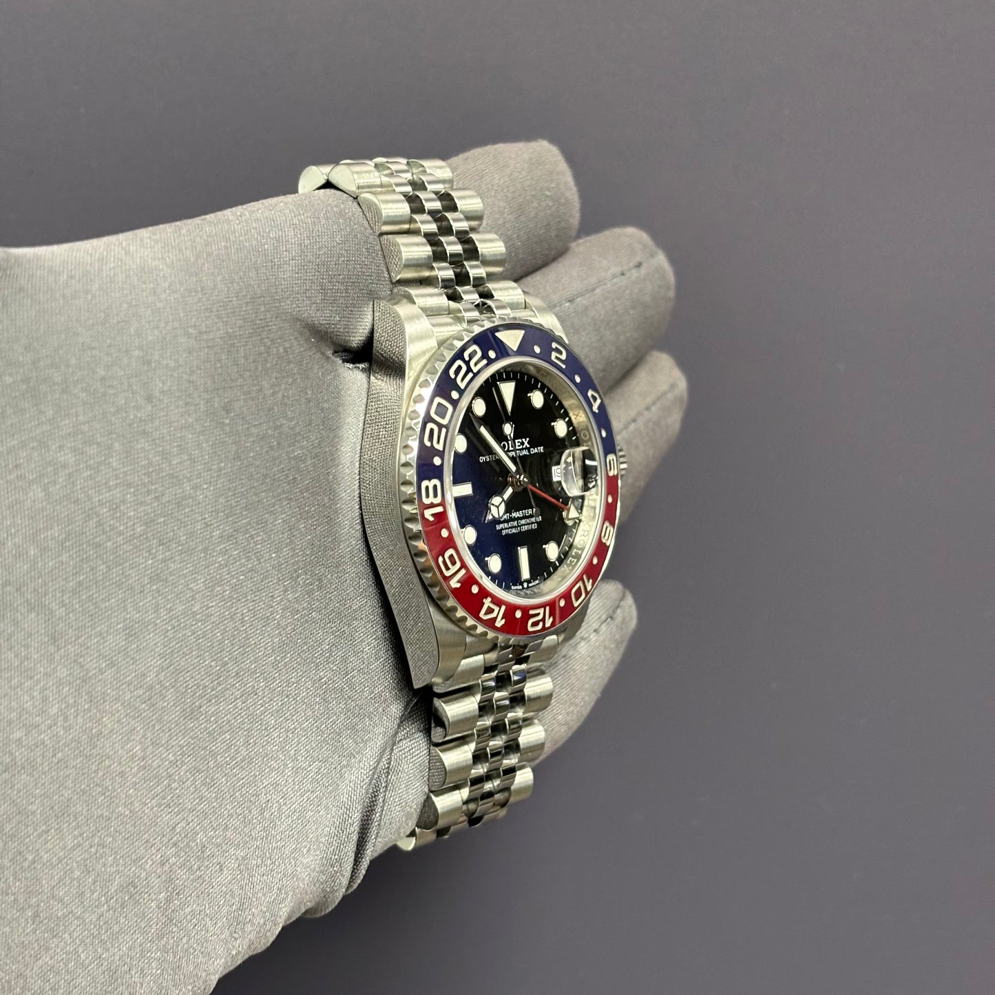 Rolex GMT-Master II 40mm Black Dial Watch Ref# 126710BLRO