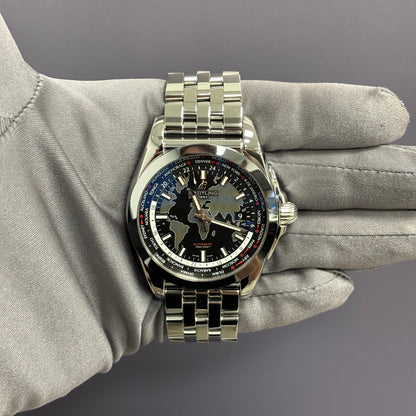 Breitling galactic 44mm Black Dial Watch Ref# WB3510 - Happy Jewelers Fine Jewelry Lifetime Warranty