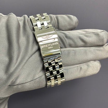 Breitling galactic 44mm Black Dial Watch Ref# WB3510 - Happy Jewelers Fine Jewelry Lifetime Warranty