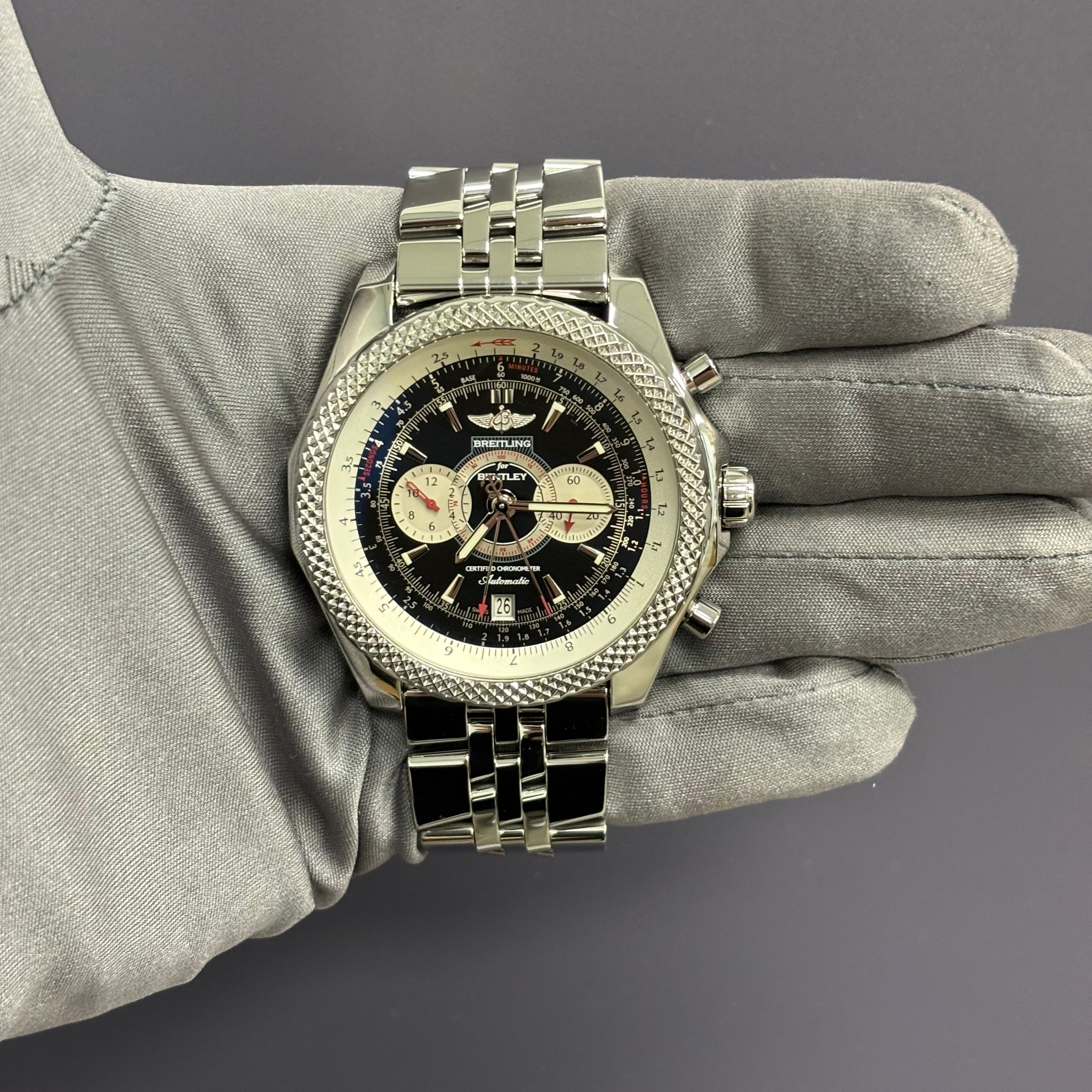 Breitling Bentley 48mm Black Dial Watch Ref# A26364 - Happy Jewelers Fine Jewelry Lifetime Warranty