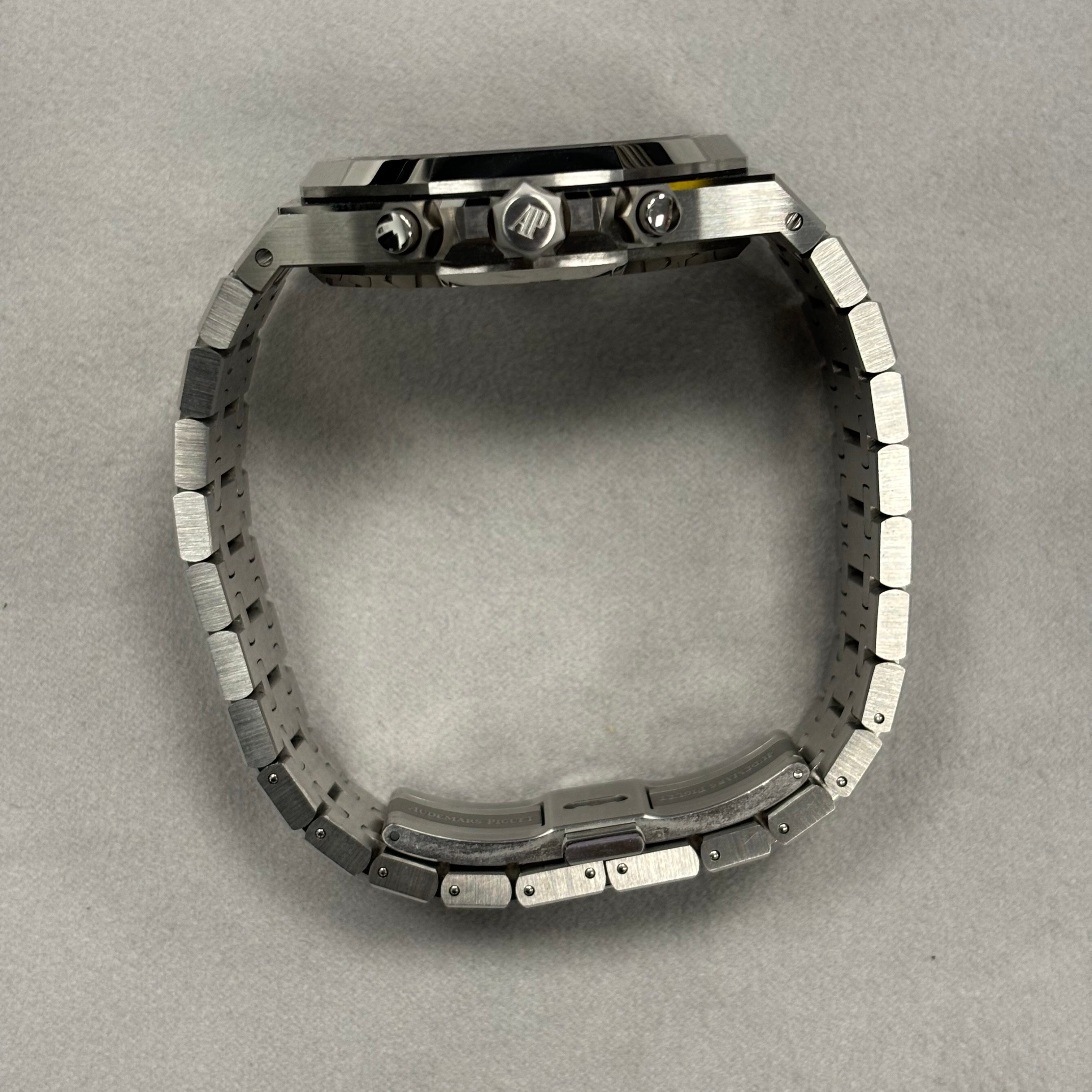 Audemars Piguet Royal Oak 41mm Black Dial Ref# 26331ST.OO.1220ST.02 - Happy Jewelers Fine Jewelry Lifetime Warranty