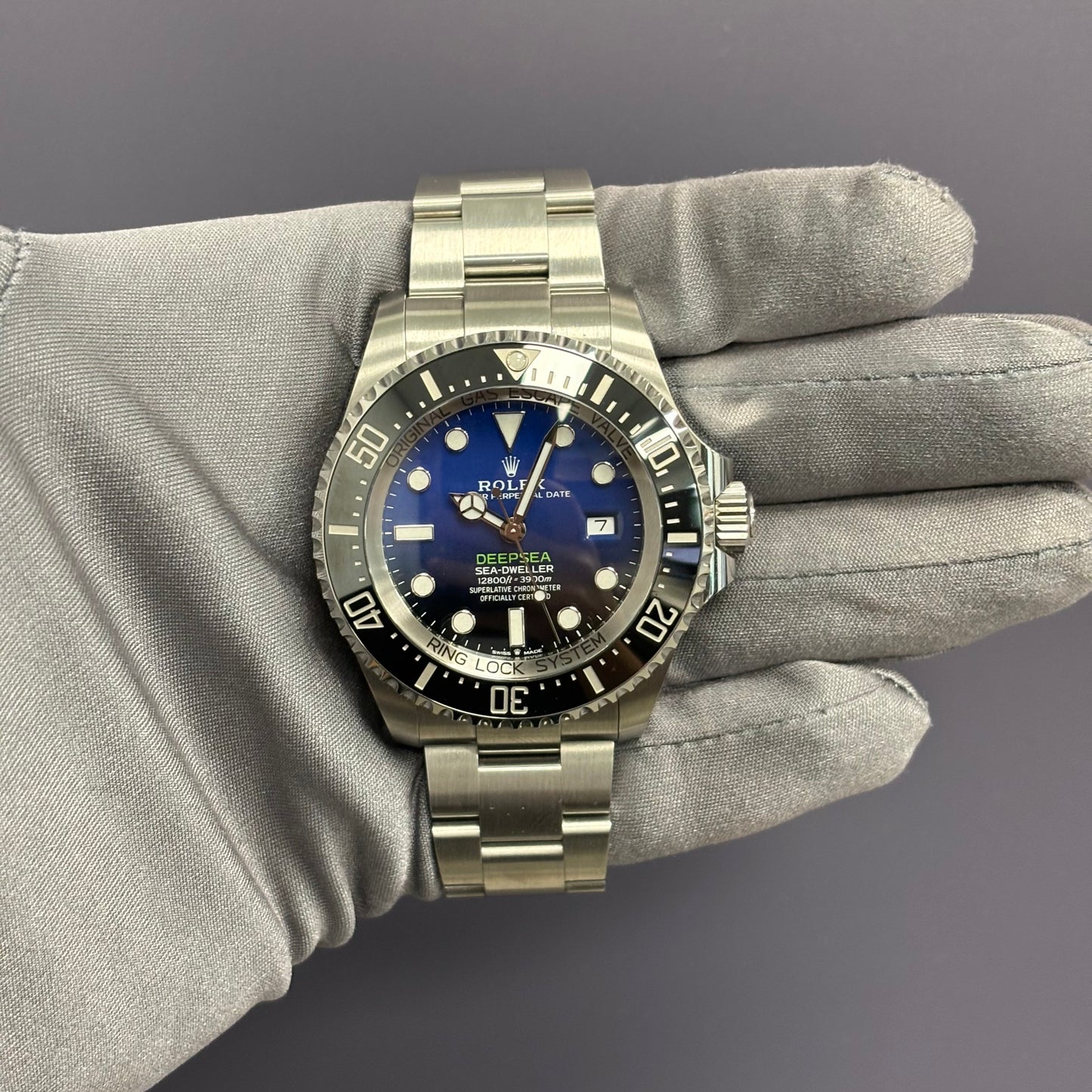 Rolex Sea-Dweller 44mm Black/Blue Dial Watch Ref# 126660