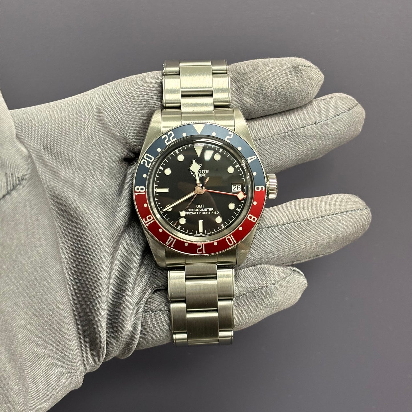 Tudor Black Bay GMT 41mm Black Dial Ref# 79830RB