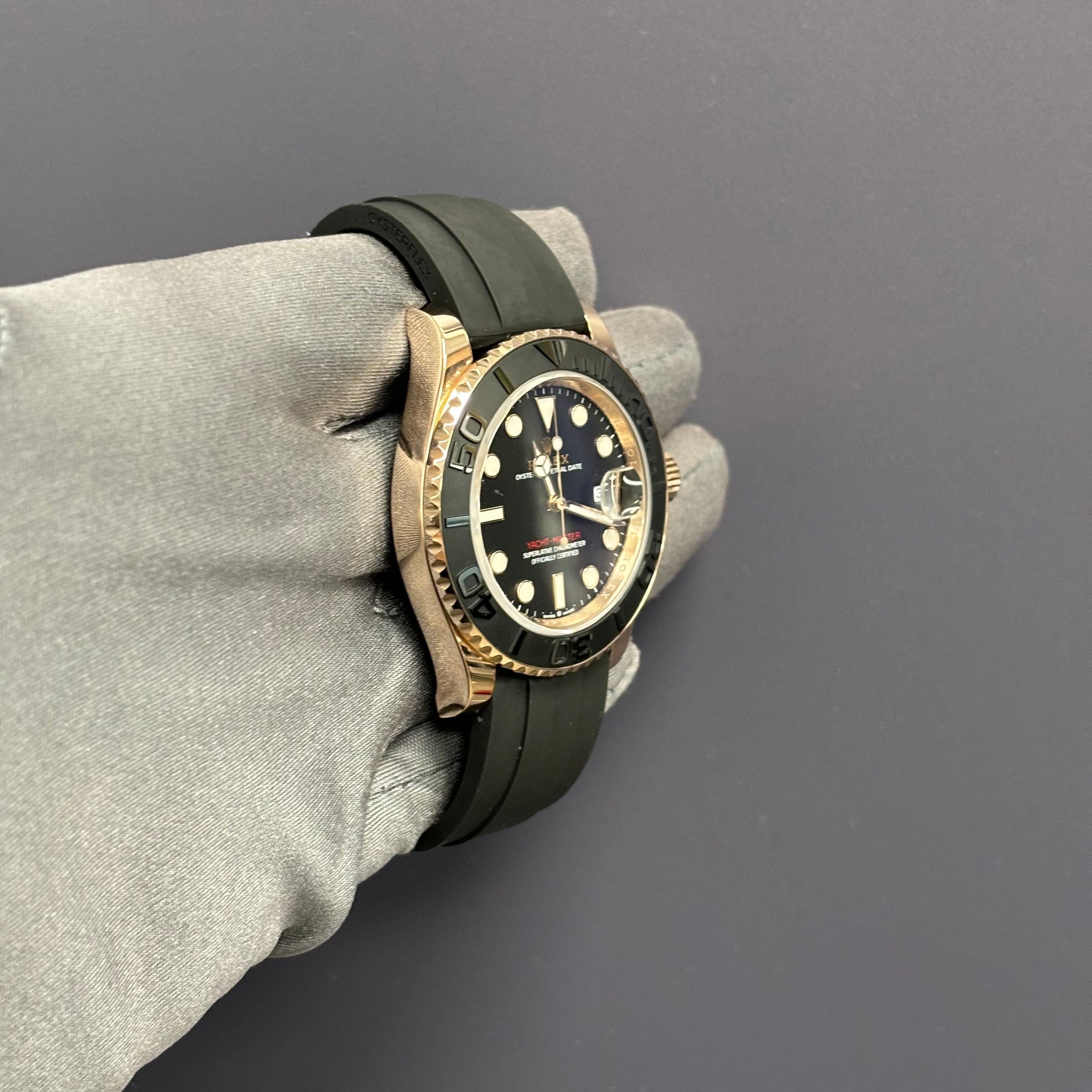 Rolex Yacht-Master 40mm Black Dial Watch Ref# 126655 - Happy Jewelers Fine Jewelry Lifetime Warranty