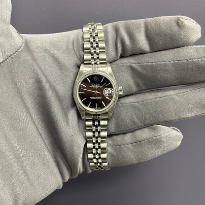 Rolex Oyster Perpetual 26mm Black Dial Watch Ref# 69190 - Happy Jewelers Fine Jewelry Lifetime Warranty