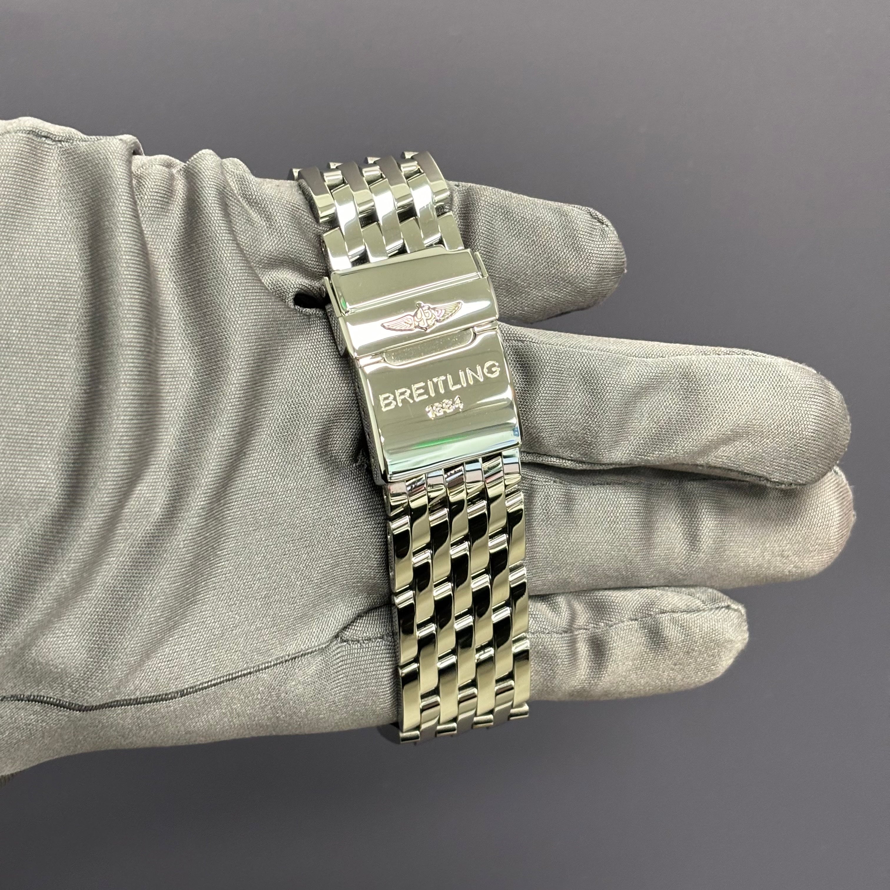 Breitling Navitimer 46mm Black Dial Watch Ref# A21350 - Happy Jewelers Fine Jewelry Lifetime Warranty