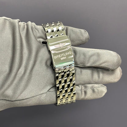 Breitling Navitimer 46mm Black Dial Watch Ref# A21350 - Happy Jewelers Fine Jewelry Lifetime Warranty