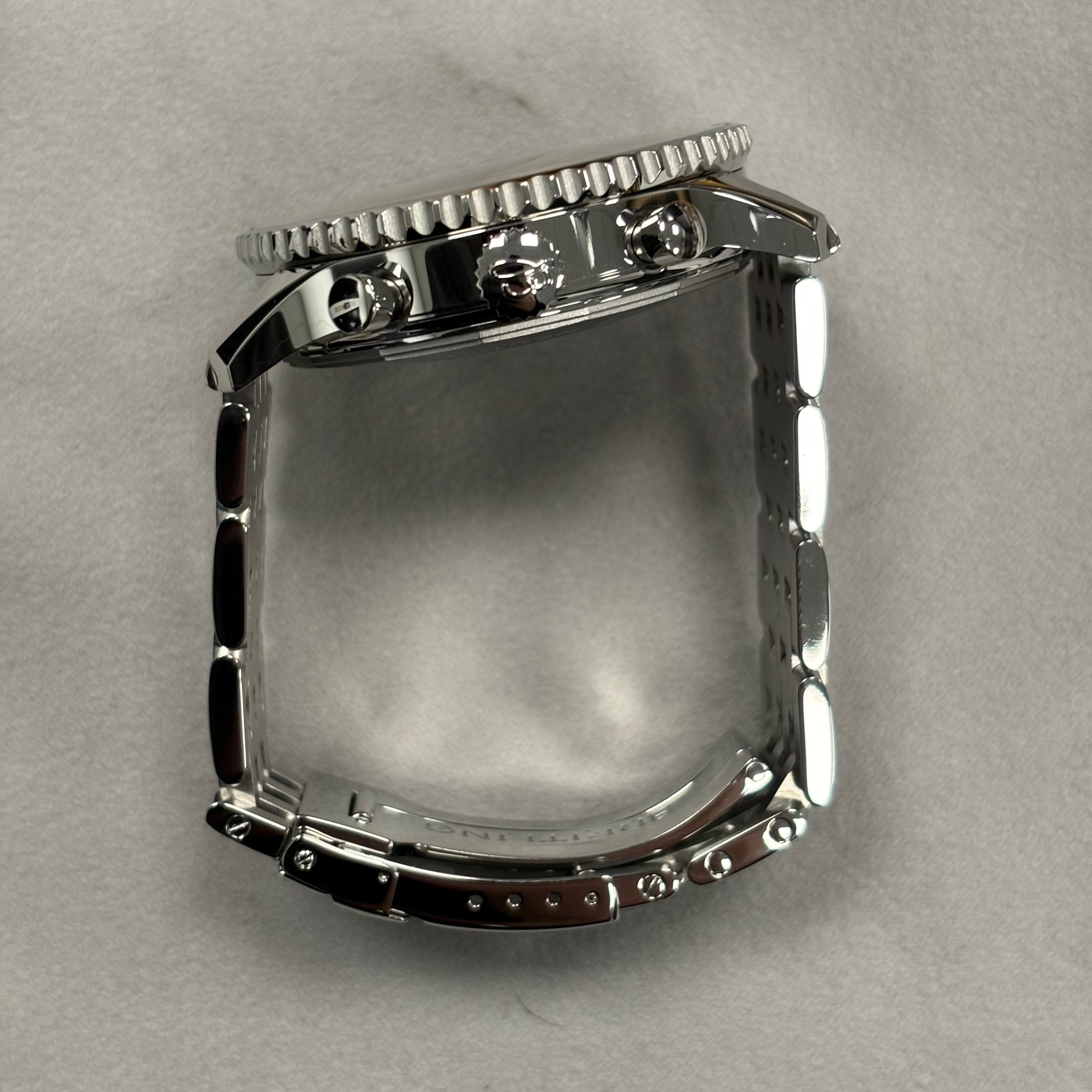 Breitling Navitimer 46mm Black Dial Watch Ref# A21350 - Happy Jewelers Fine Jewelry Lifetime Warranty