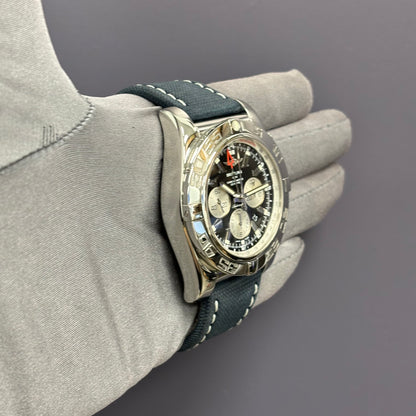 Breitling Chronomat GMT Black Chronograph Dial Ref# AB041012 - Happy Jewelers Fine Jewelry Lifetime Warranty