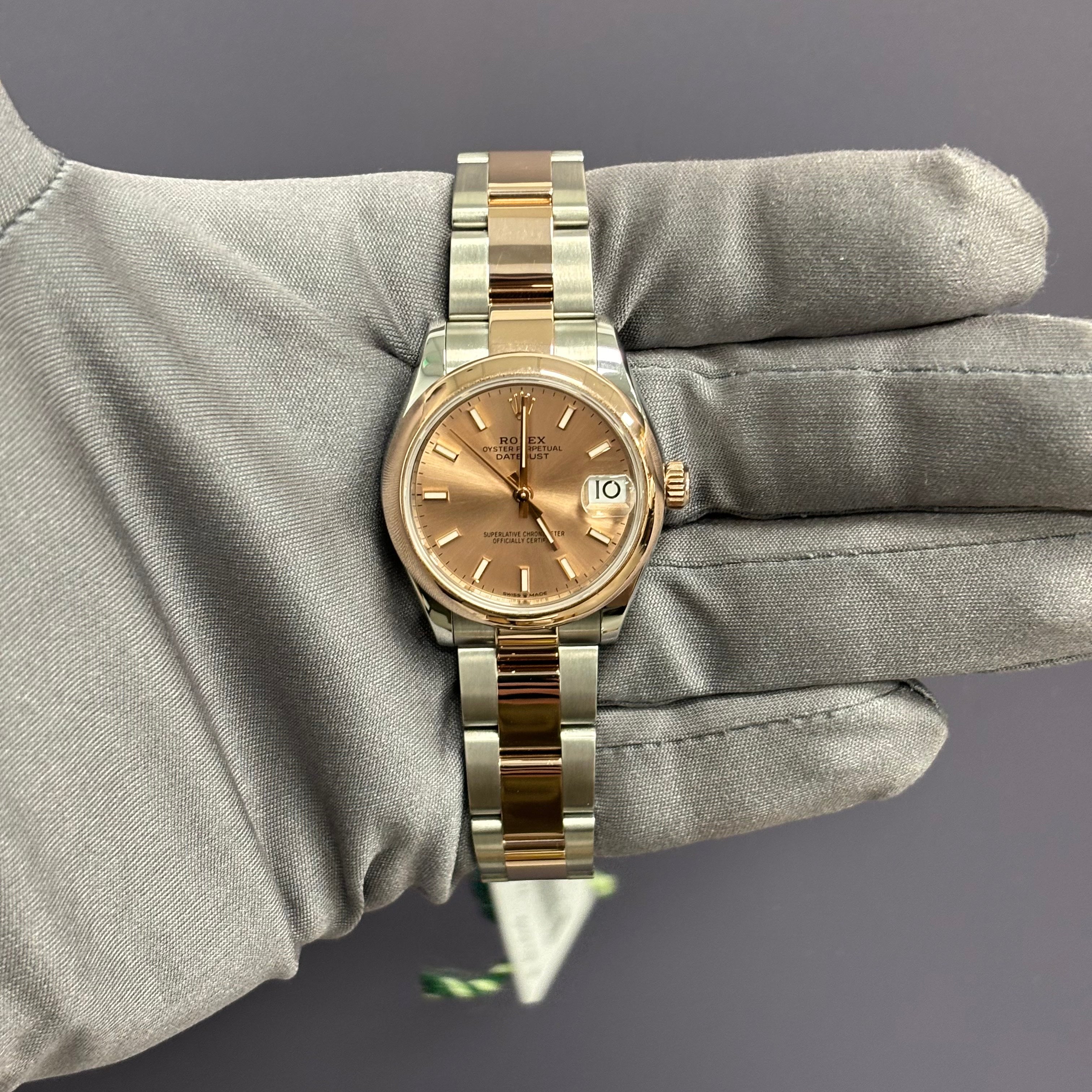 Rolex Datejust 31mm Sundust Dial Watch Ref# 278241 - Happy Jewelers Fine Jewelry Lifetime Warranty