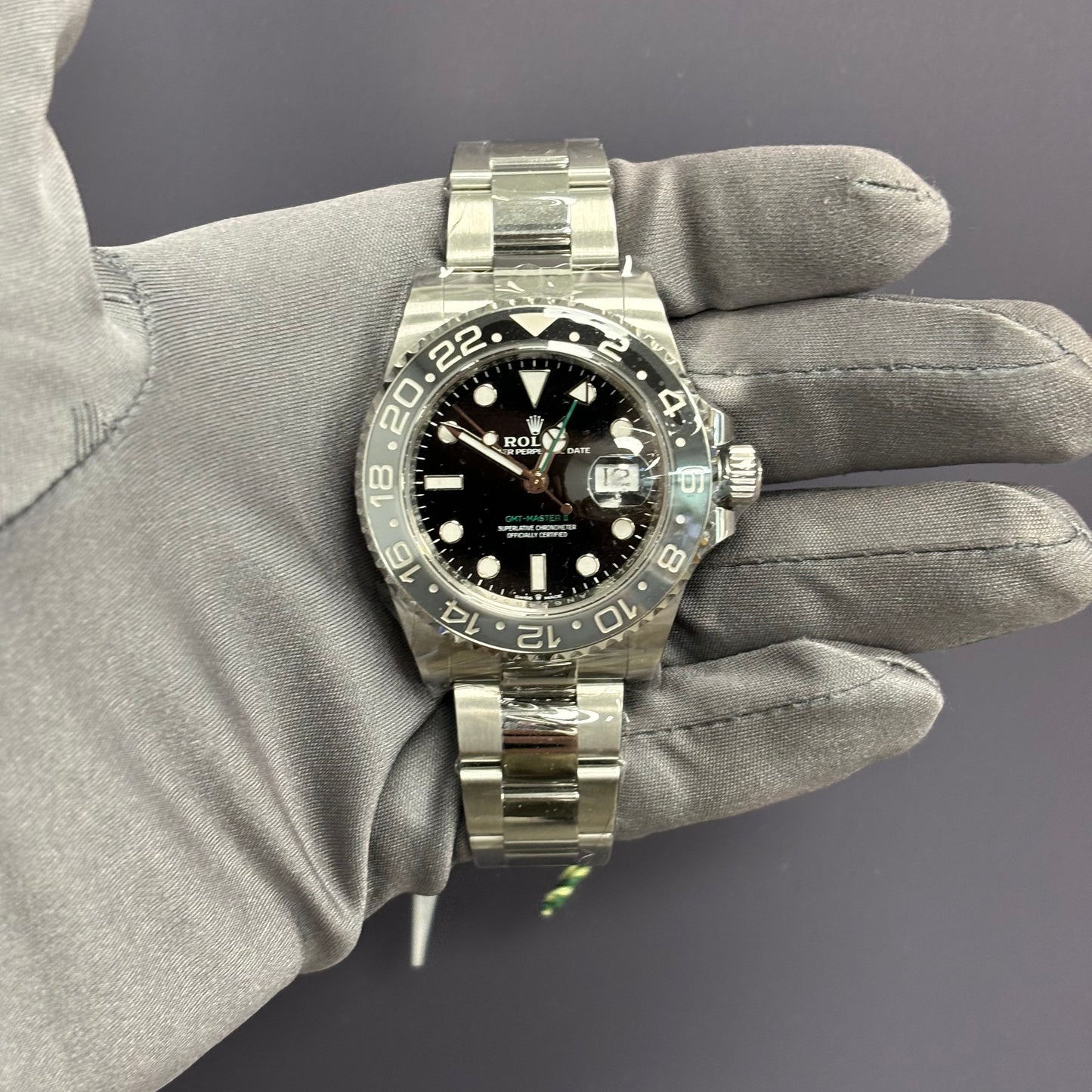 Rolex GMT-Master II 40mm Black Dial Ref# 126710GRNR