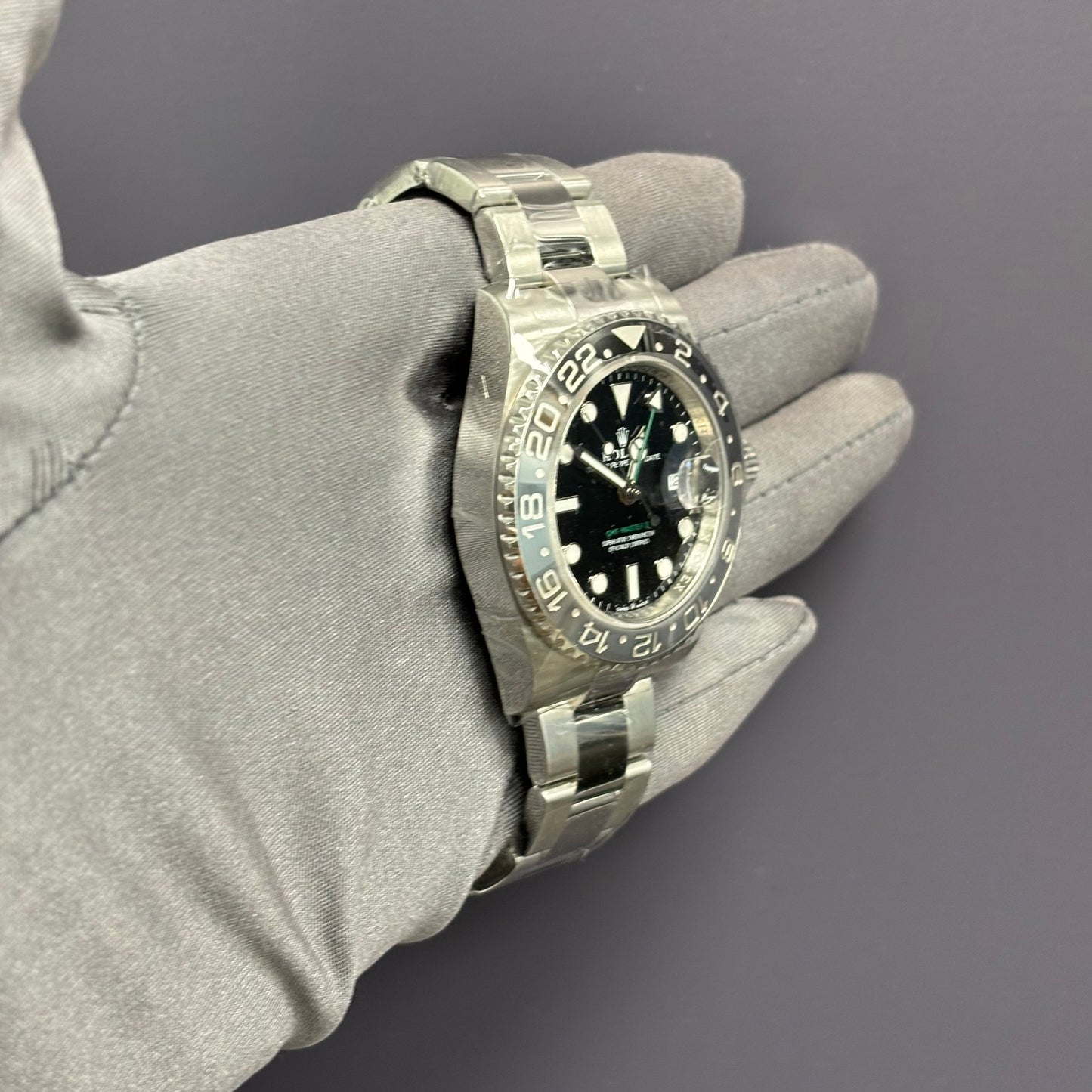 Rolex GMT-Master II 40mm Black Dial Ref# 126710GRNR