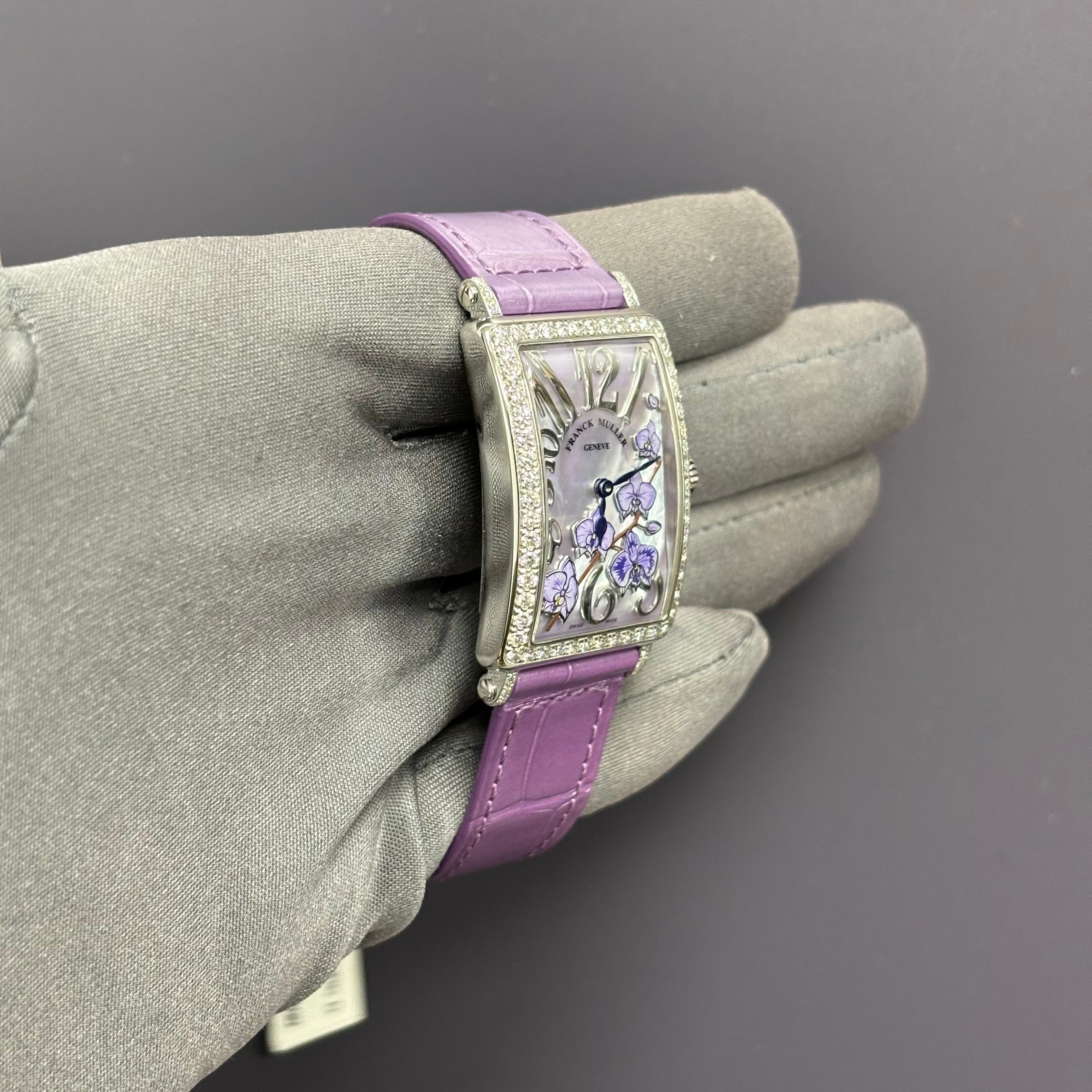 Franck Muller Long Island 26mm MOP Dial Watch Ref# 952 QZ REL MOP VL ORC D 1R LTD - Happy Jewelers Fine Jewelry Lifetime Warranty