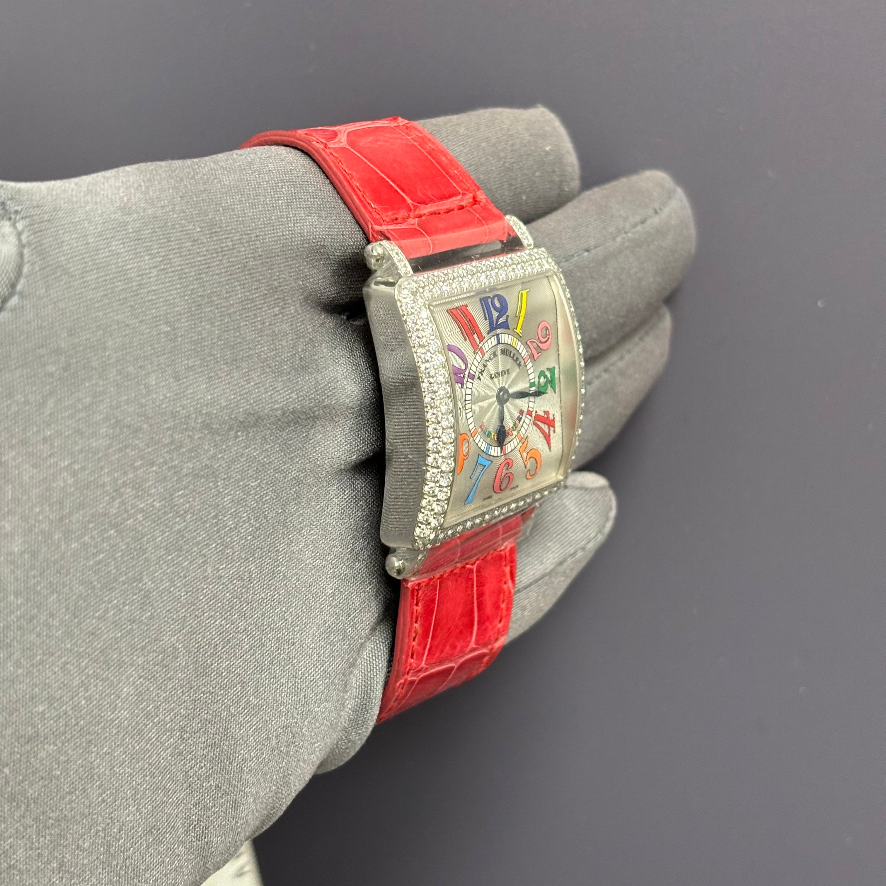 Franck Muller Master Square 26mm Silver Dial Watch Ref# 6002 M QZ D COL DR V - Happy Jewelers Fine Jewelry Lifetime Warranty