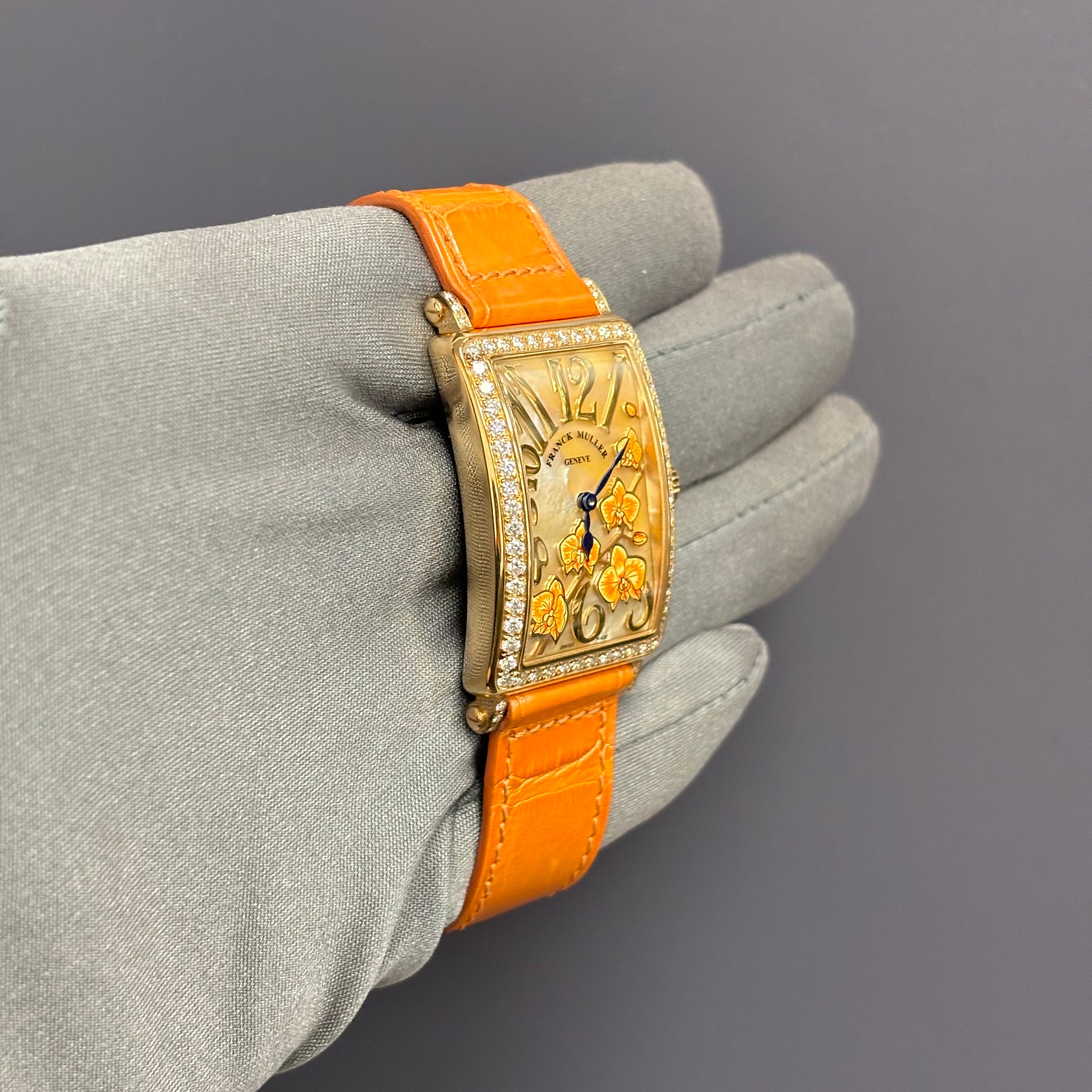 Franck Muller Long Island 26mm MOP Dial Watch Ref# 952 QZ REL MOP OR ORC D 1R LTD - Happy Jewelers Fine Jewelry Lifetime Warranty