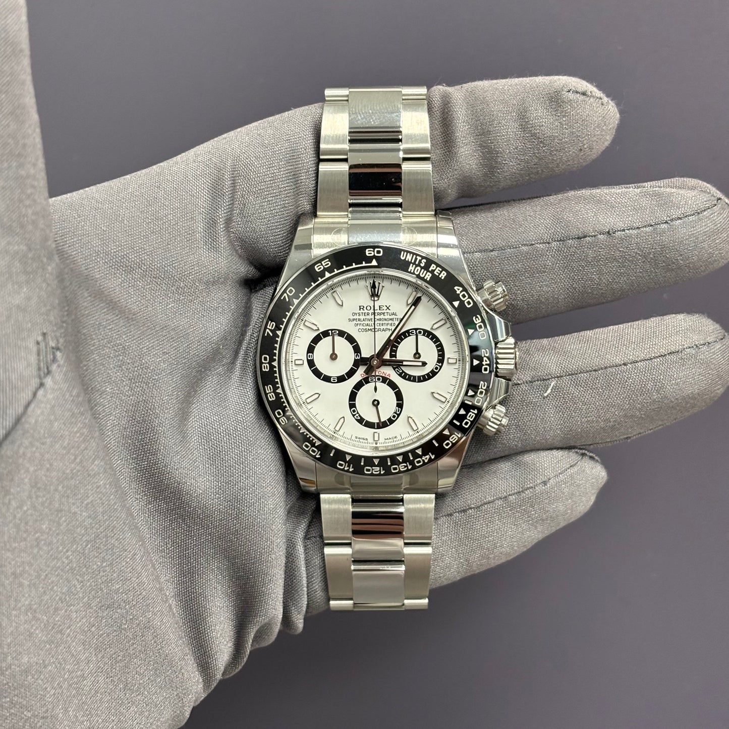 Rolex Daytona 40mm White Dial Ref# 126500LN