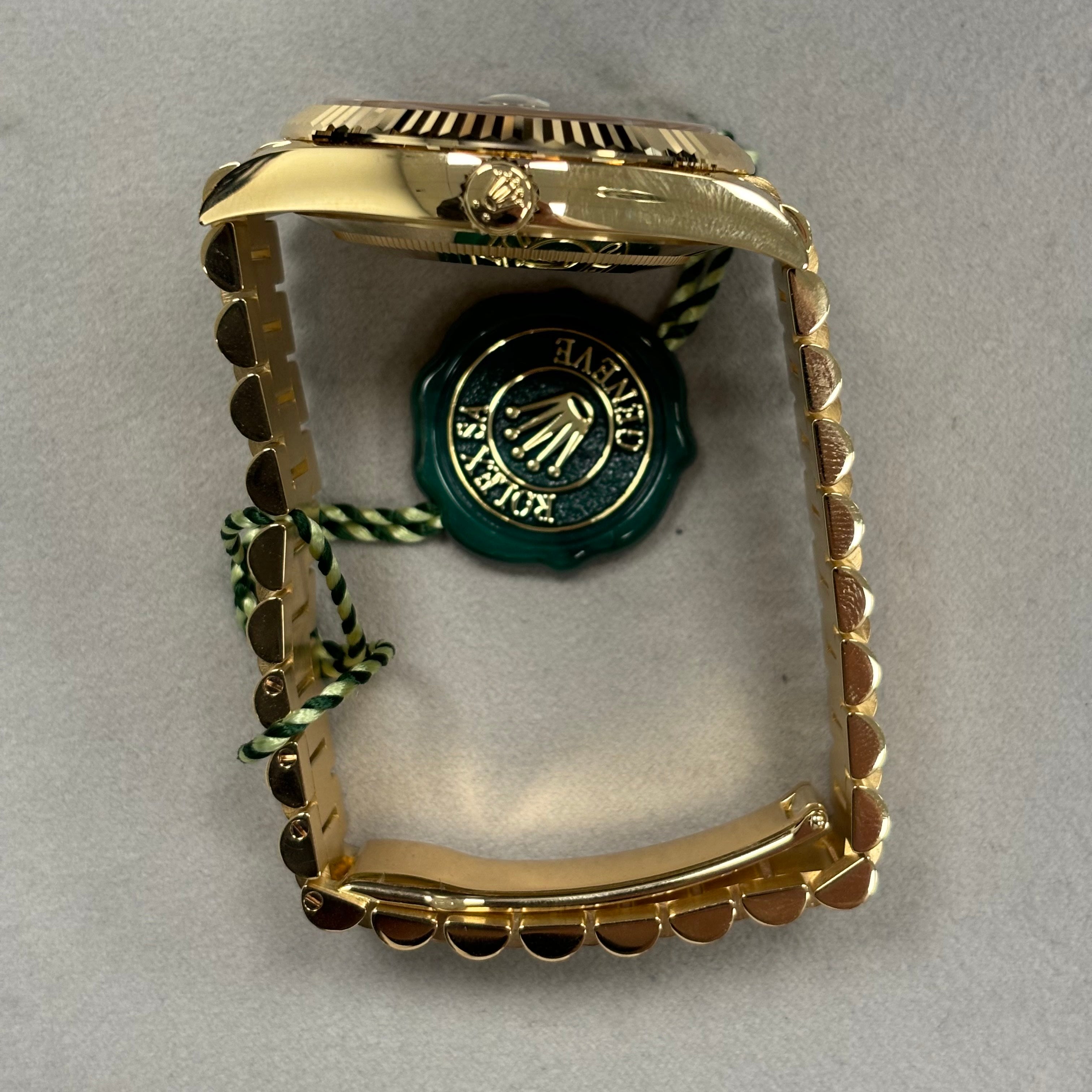 Rolex Day-Date 40mm Ombre Green Dial Watch Ref# 228238 - Happy Jewelers Fine Jewelry Lifetime Warranty