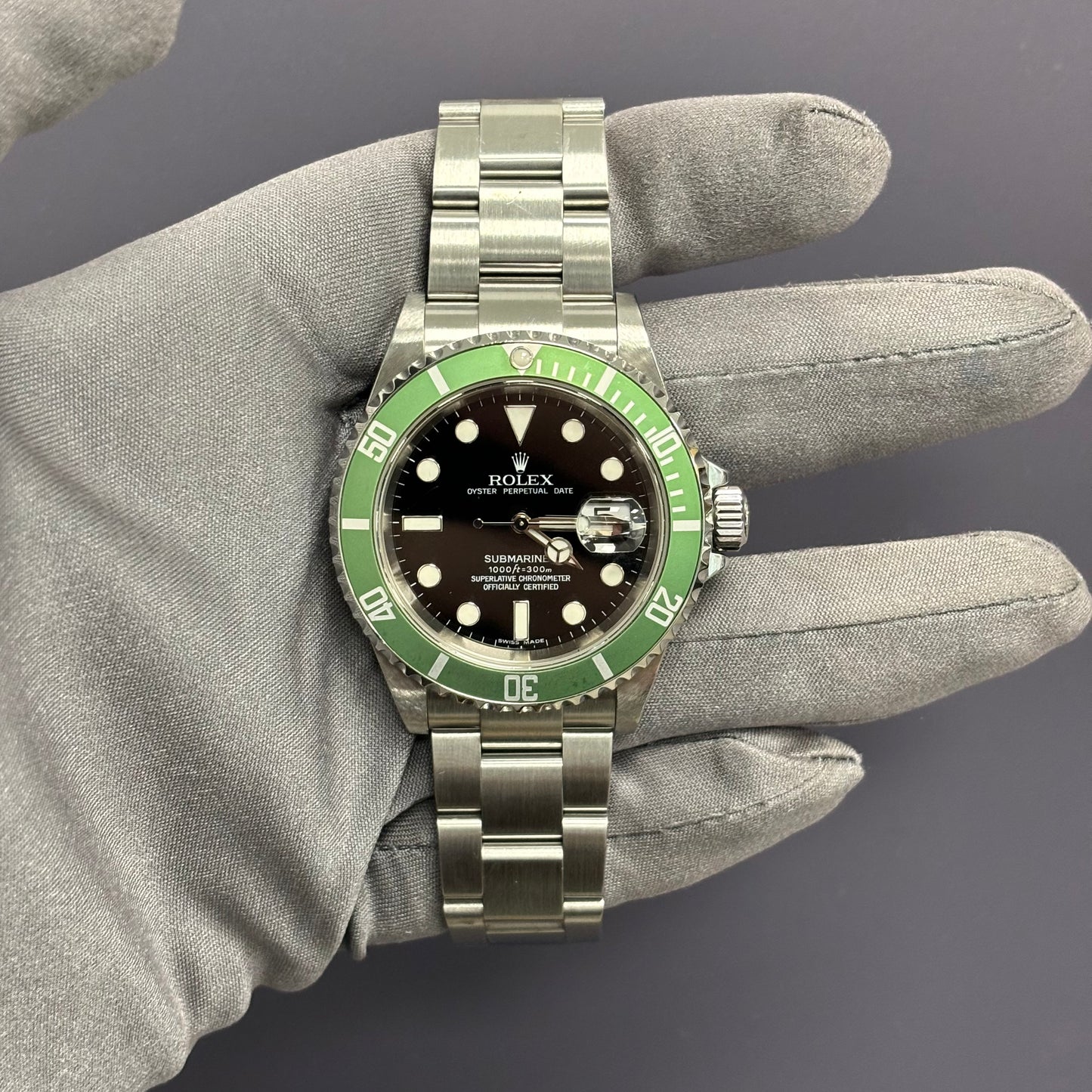 Rolex Submariner 40mm Black Dial Watch Ref# 16610