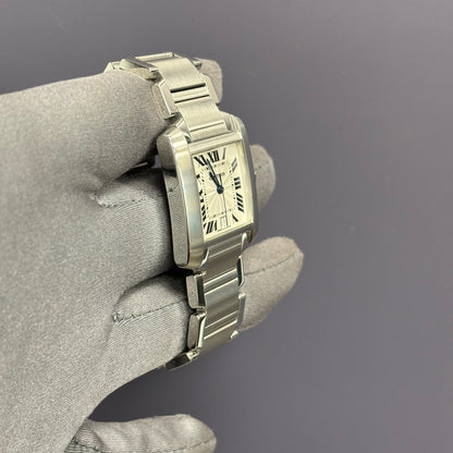 Cartier Tank 28mm White Dial Watch Ref# W51002Q3 - Happy Jewelers Fine Jewelry Lifetime Warranty