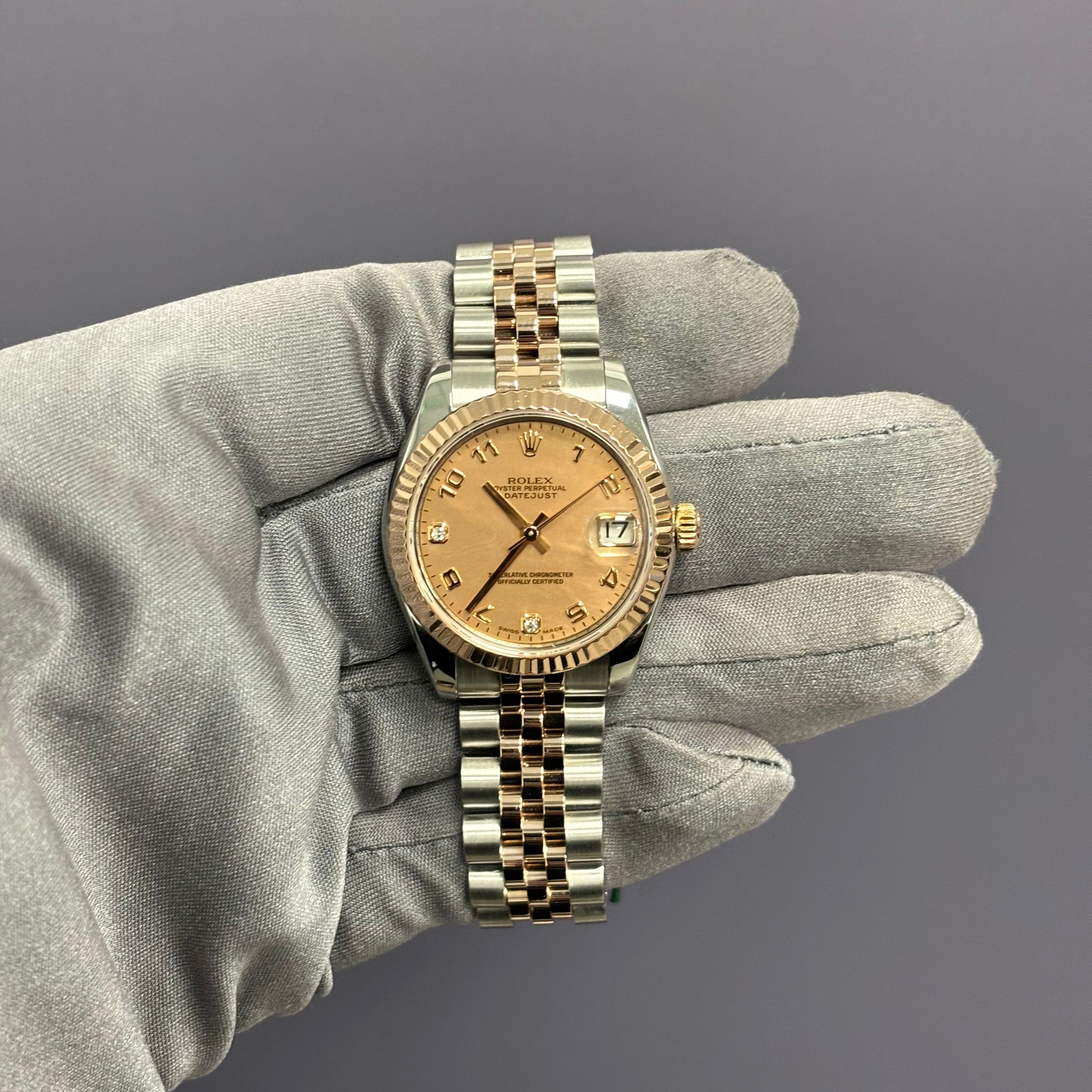 Rolex Datejust 31mm MOP Dial Watch Ref# 178271 - Happy Jewelers Fine Jewelry Lifetime Warranty