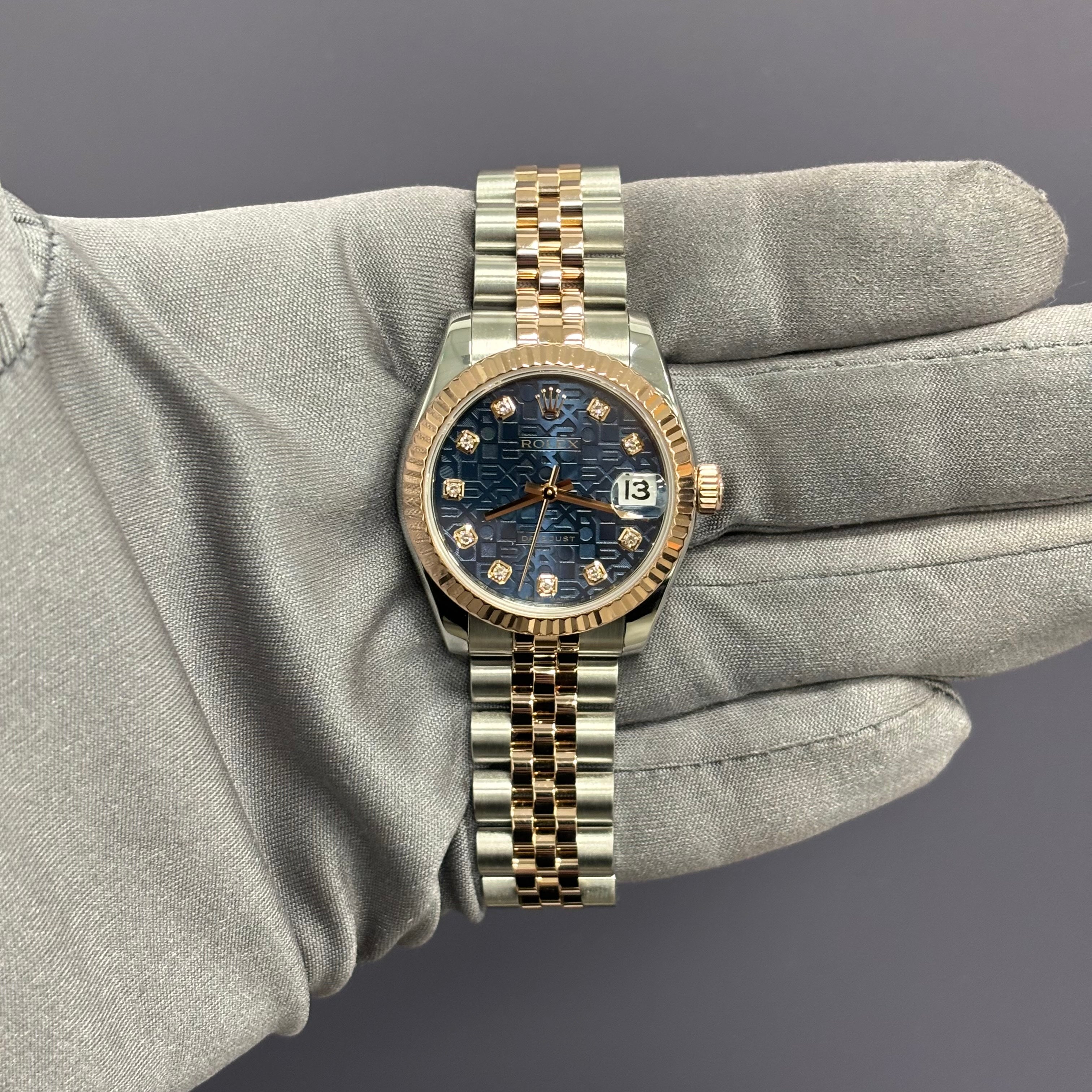 Rolex Datejust 31mm Blue Dial Watch Ref# 178271 - Happy Jewelers Fine Jewelry Lifetime Warranty