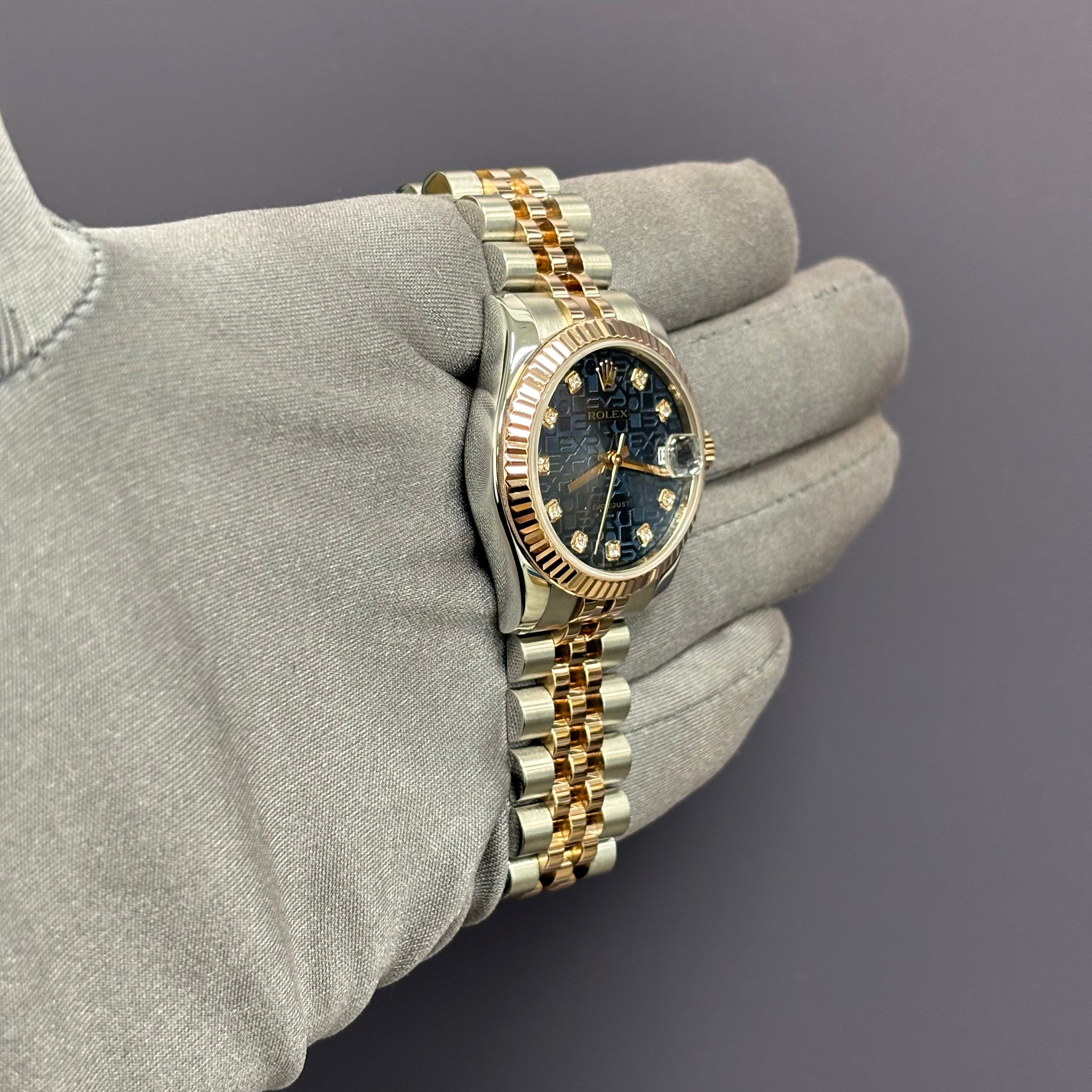 Rolex Datejust 31mm Blue Dial Watch Ref# 178271 - Happy Jewelers Fine Jewelry Lifetime Warranty