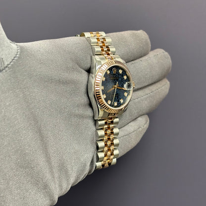Rolex Datejust 31mm Blue Dial Watch Ref# 178271 - Happy Jewelers Fine Jewelry Lifetime Warranty