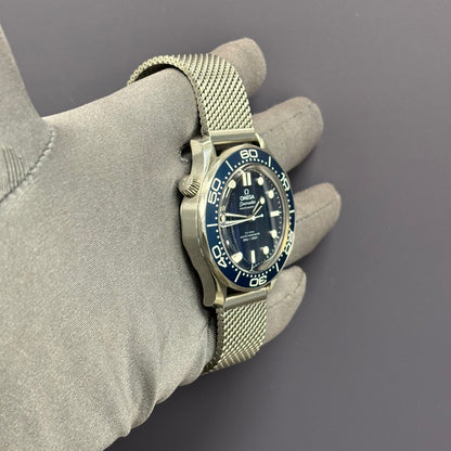 Omega Seamaster 42mm Blue Dial Ref# 210.30.42.20.03.002 - Happy Jewelers Fine Jewelry Lifetime Warranty