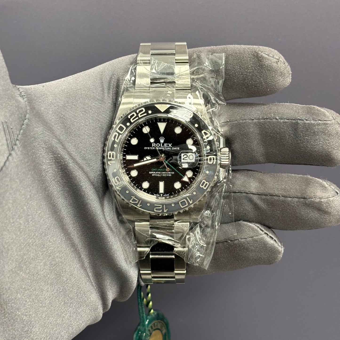 Rolex GMT-Master II 40mm Black Dial Ref# 126710GRNR