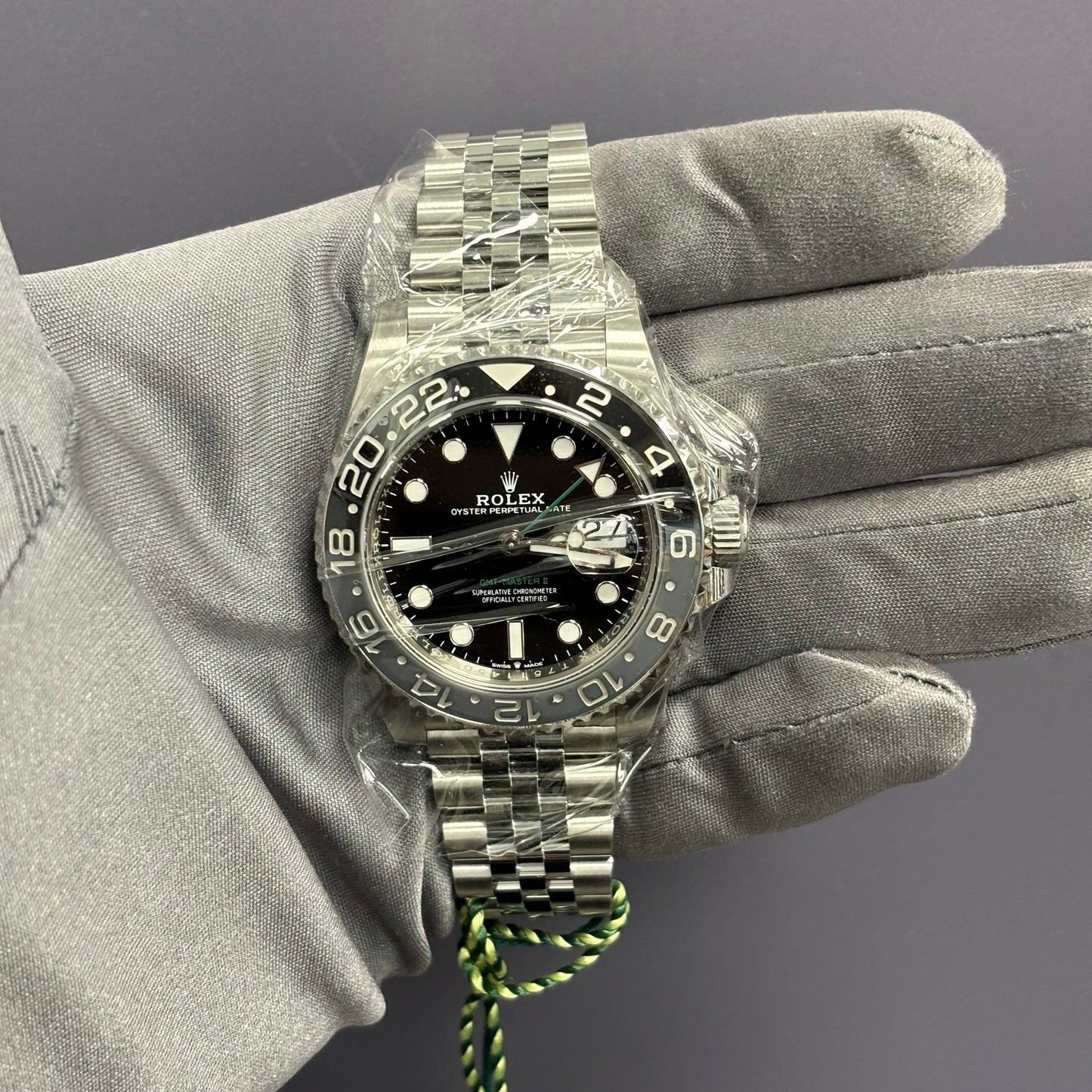 Rolex GMT-Master II 40mm Black Dial Ref# 126710GRNR