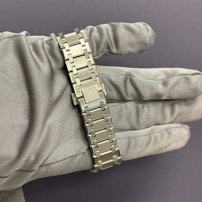 Audemars Piguet Royal Oak 39mm Blue Dial Watch Ref# 16202ST.OO.1240ST.02 - Happy Jewelers Fine Jewelry Lifetime Warranty