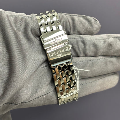 Breitling Montbrillant 43mm Brown/Silver Dial Watch Ref# A21330 - Happy Jewelers Fine Jewelry Lifetime Warranty