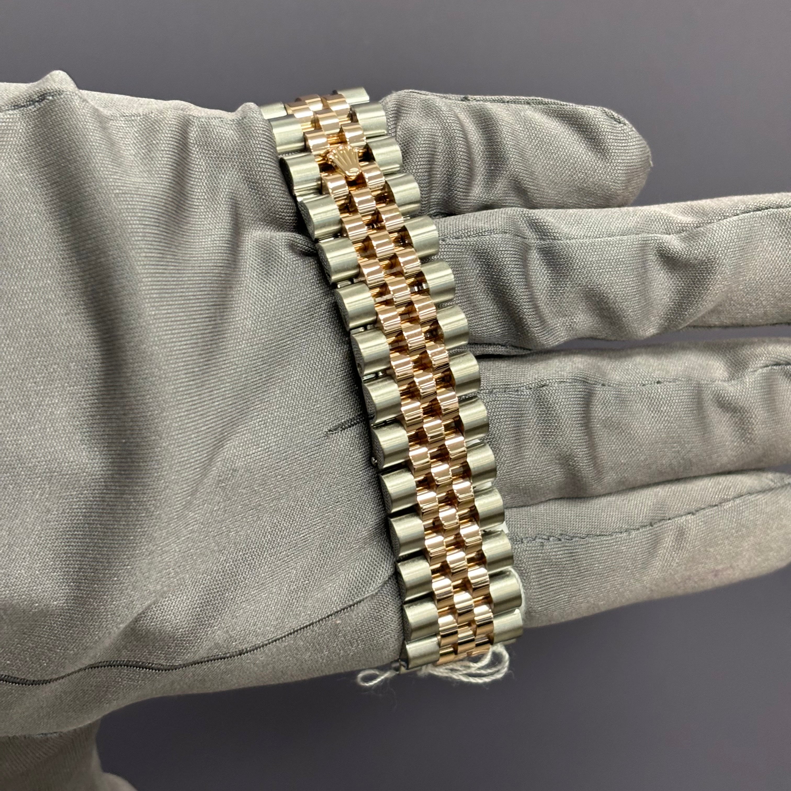 Rolex Datejust 36mm Rose Gold & Stainless Steel Pink Dial Ref# 116231 - Happy Jewelers Fine Jewelry Lifetime Warranty