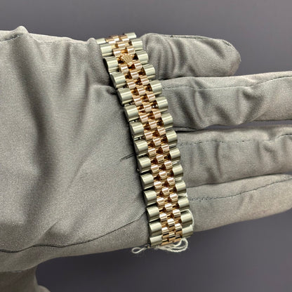 Rolex Datejust 36mm Rose Gold & Stainless Steel Pink Dial Ref# 116231 - Happy Jewelers Fine Jewelry Lifetime Warranty