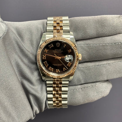 Rolex Datejust 36mm Black Dial Watch Ref# 116231 - Happy Jewelers Fine Jewelry Lifetime Warranty