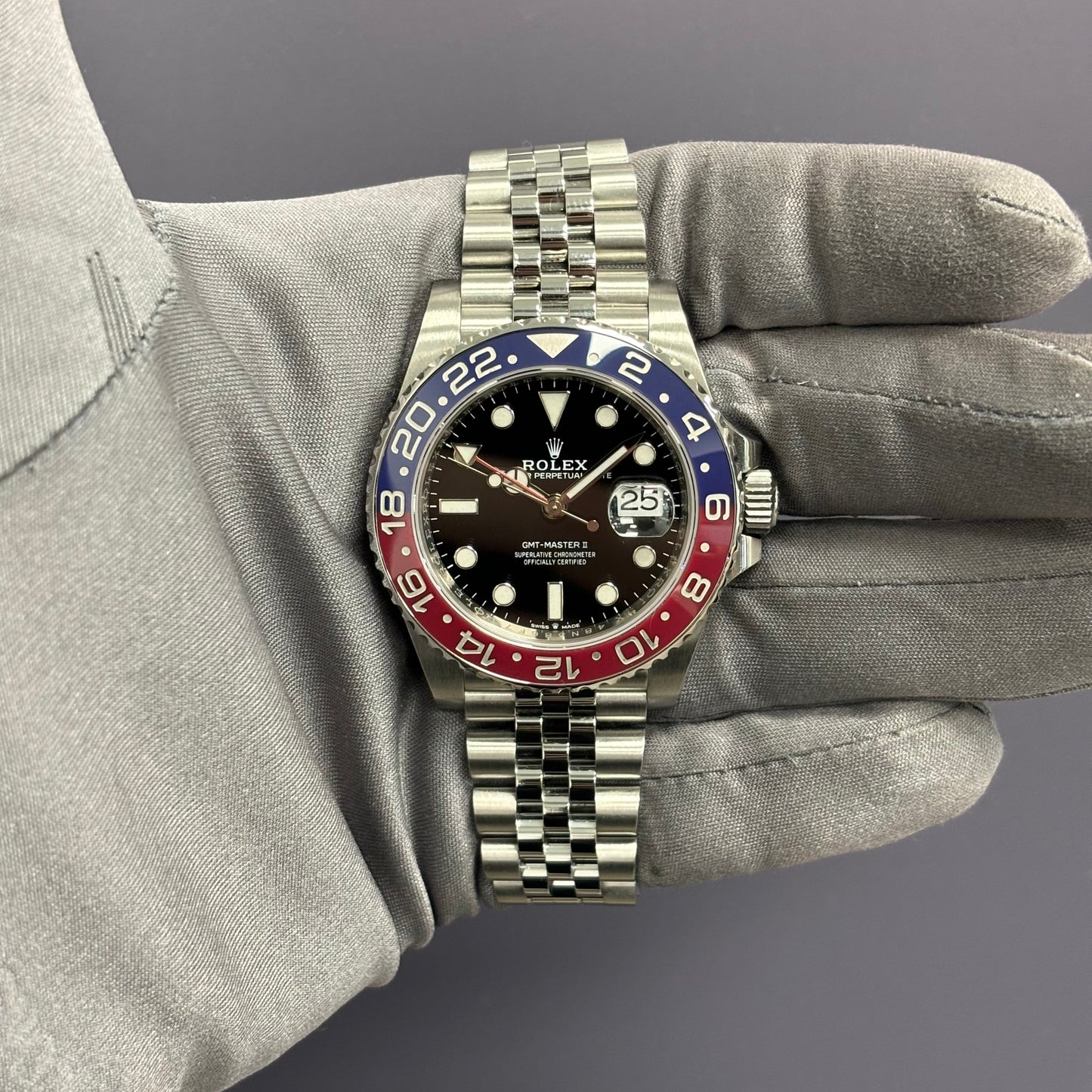 Rolex GMT-Master II 40mm Black Dial Watch Ref# 126710BLRO