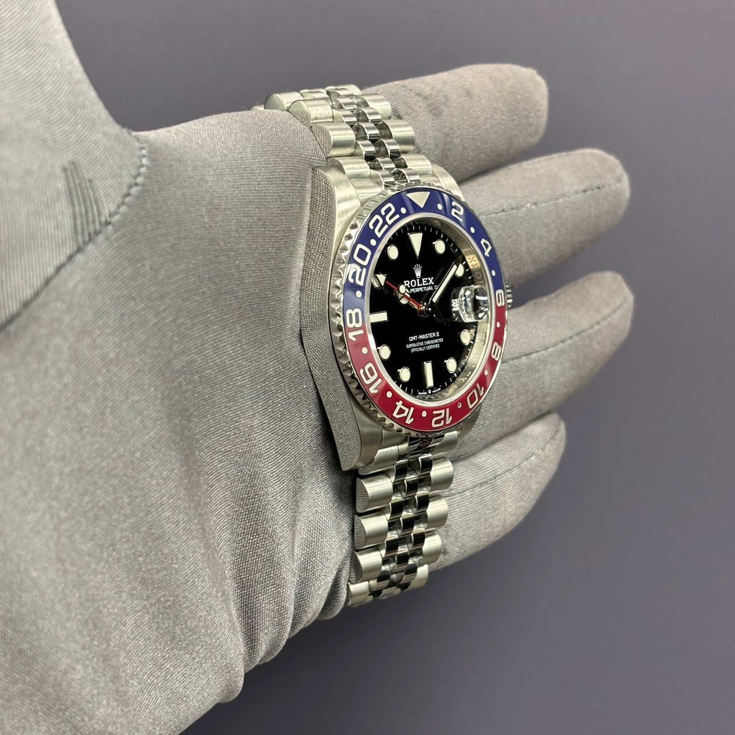 Rolex GMT-Master II 40mm Black Dial Watch Ref# 126710BLRO