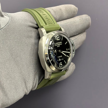 Panerai Luminor 44mm Black Dial Watch Ref# PAM00233 - Happy Jewelers Fine Jewelry Lifetime Warranty