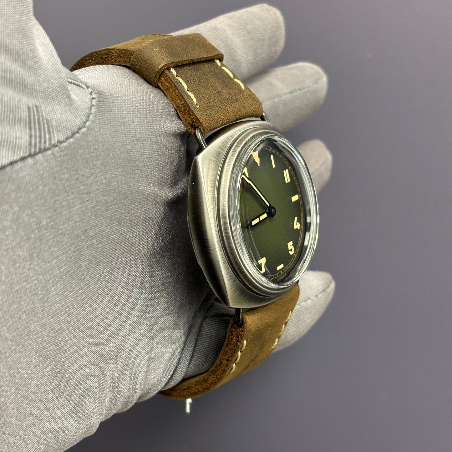 Panerai Radiomir 45mm Green Dial Watch Ref# PAM01349