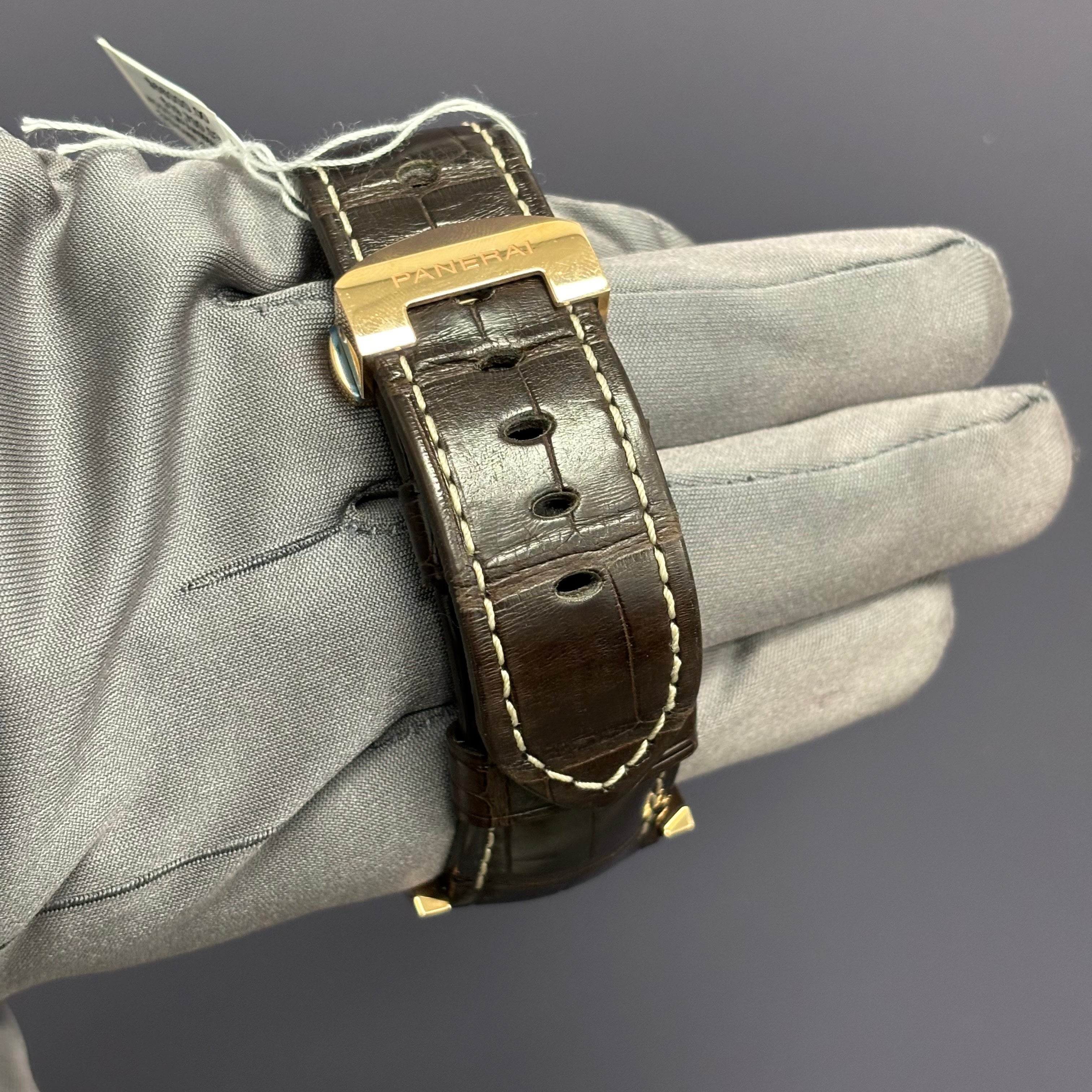 Panerai Radiomir 45mm Brown Dial Watch Ref# PAM00502 - Happy Jewelers Fine Jewelry Lifetime Warranty