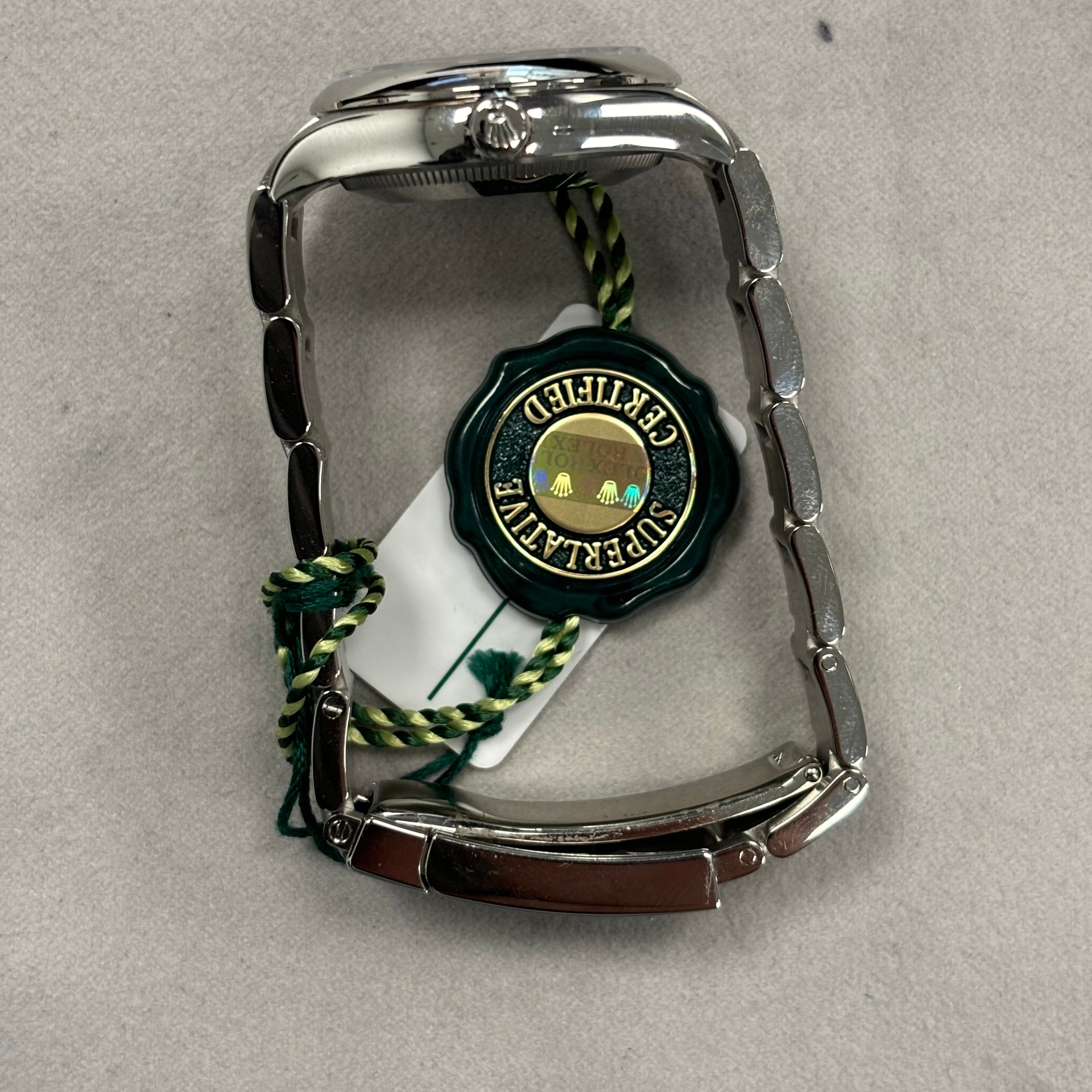 Rolex Oyster Perpetual 31mm Tiffany Dial Watch Ref# 277200 - Happy Jewelers Fine Jewelry Lifetime Warranty