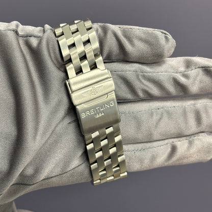 Breitling Chronomat 43mm Black Dial Watch Ref# A44359 - Happy Jewelers Fine Jewelry Lifetime Warranty