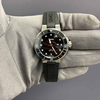 Oris Aquis 36.5mm Black Dial Watch Ref# 01.733.7731.4194 - Happy Jewelers Fine Jewelry Lifetime Warranty