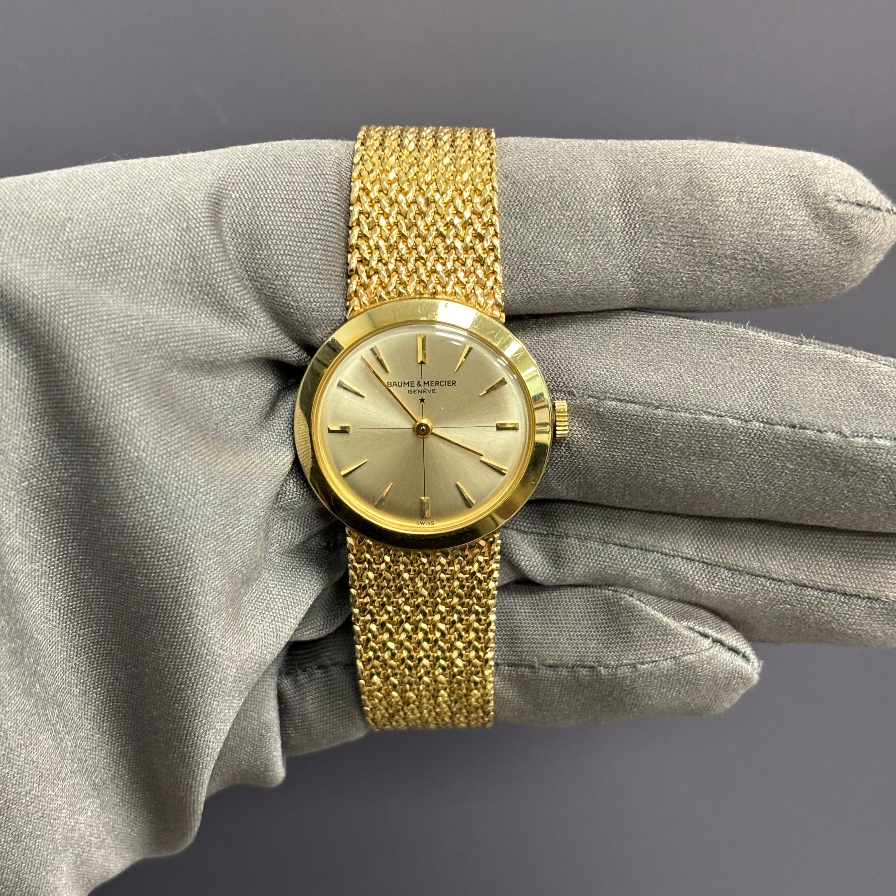 Baume & Mercier 27mm Silver Dial Watch - Happy Jewelers Fine Jewelry Lifetime Warranty