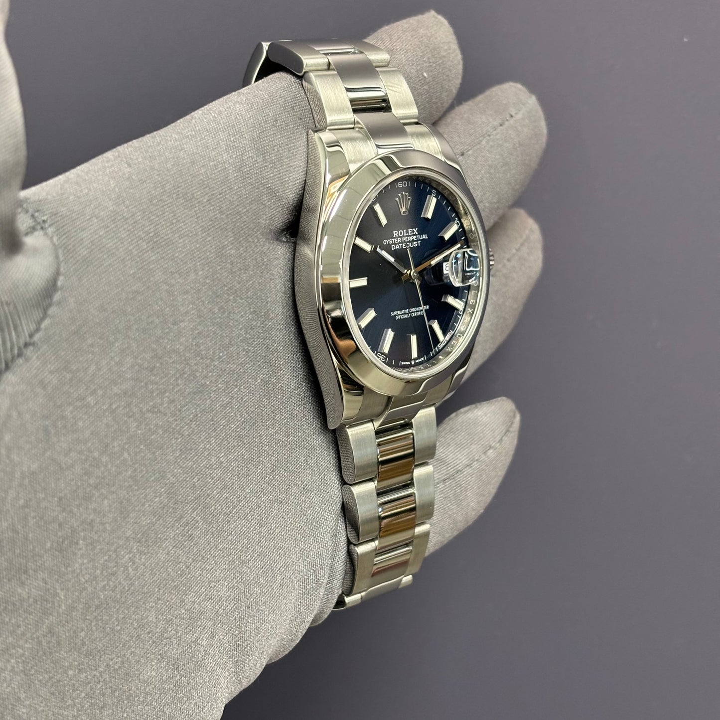 Rolex Datejust 41mm Blue Dial Ref# 126300