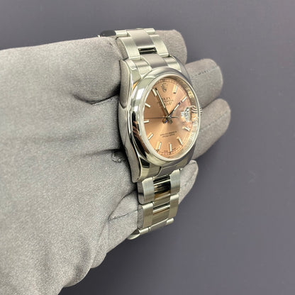Rolex Datejust 36mm Pink Dial Watch Ref# 116200 - Happy Jewelers Fine Jewelry Lifetime Warranty